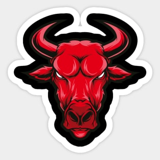 taurus zodiac design Sticker